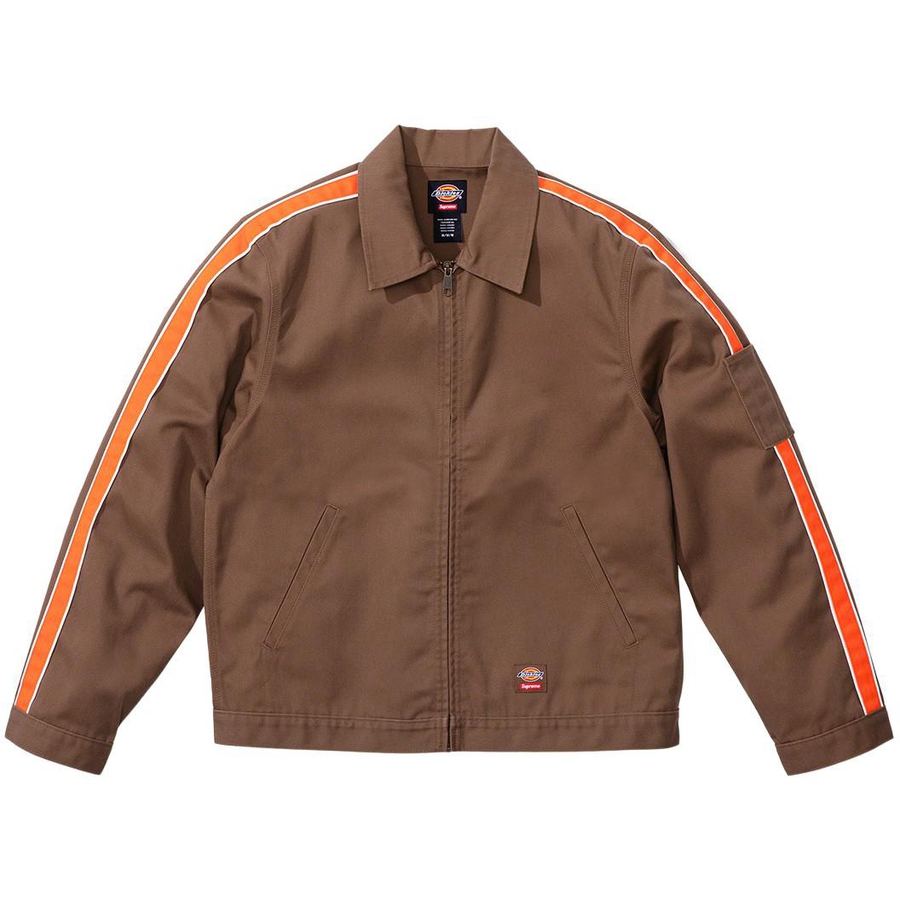 Details on Supreme Dickies Stripe Eisenhower Jacket  from spring summer
                                                    2022 (Price is $138)