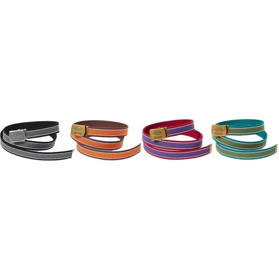 Supreme Supreme Dickies Stripe Webbing Belt for spring summer 22 season