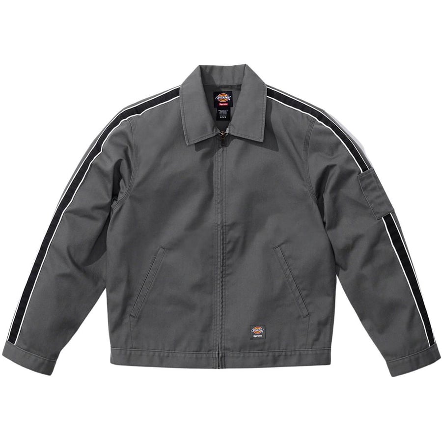 Details on Supreme Dickies Stripe Eisenhower Jacket  from spring summer
                                                    2022 (Price is $138)