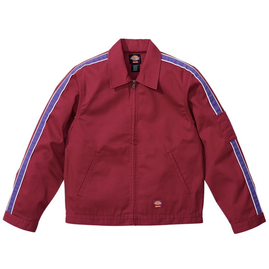 Details on Supreme Dickies Stripe Eisenhower Jacket  from spring summer
                                                    2022 (Price is $138)