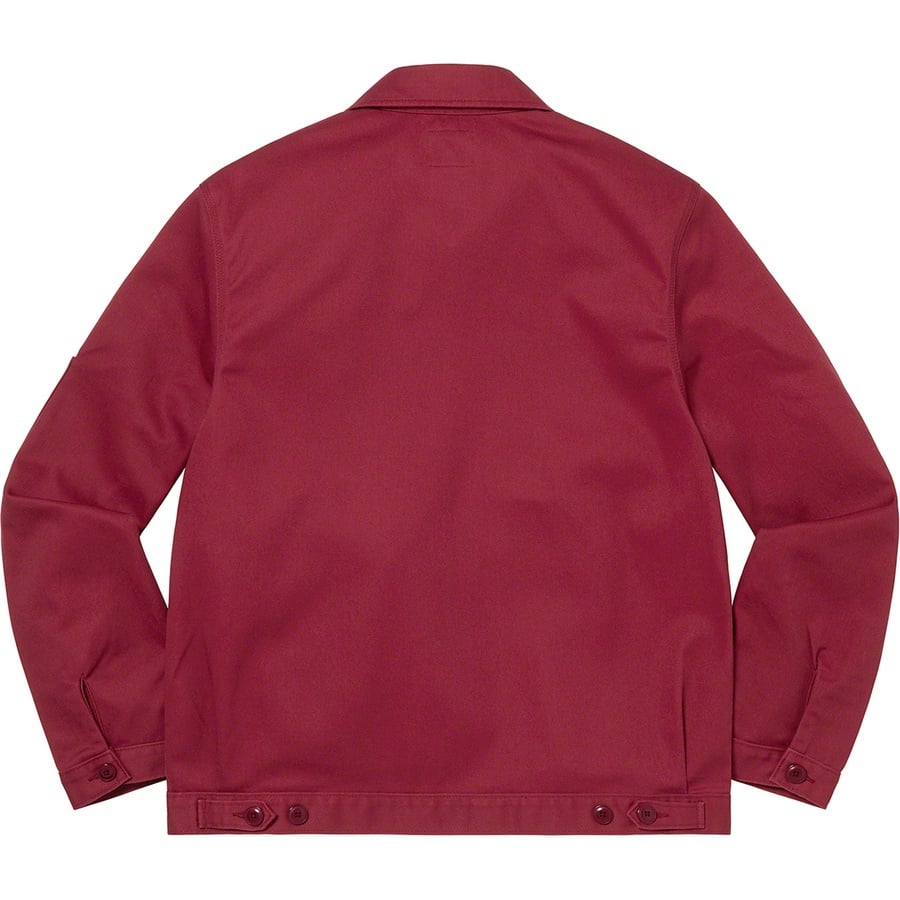 Supreme Supreme Dickies Stripe Eisenhower Jacket (SS22) - Maroon - $138