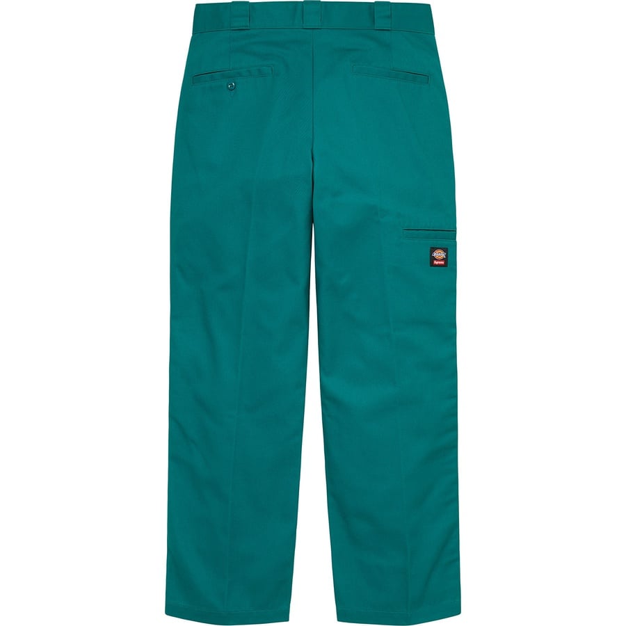 Details on Supreme Dickies Stripe 874 Work Pant Teal from spring summer
                                                    2022 (Price is $110)