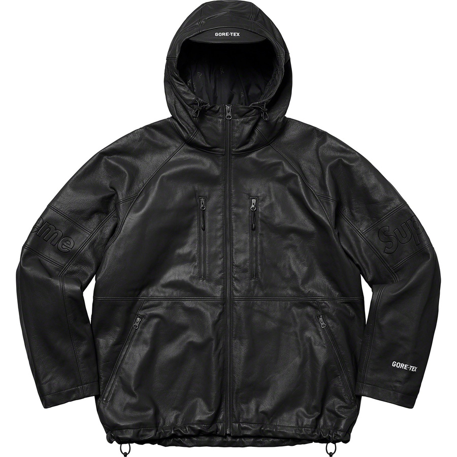 Supreme GORE-TEX Leather Jacket (SS22) - Black - $768