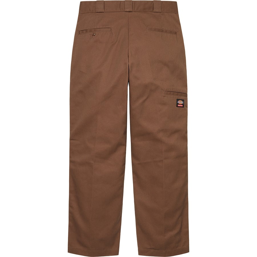 Details on Supreme Dickies Stripe 874 Work Pant Brown from spring summer
                                                    2022 (Price is $110)