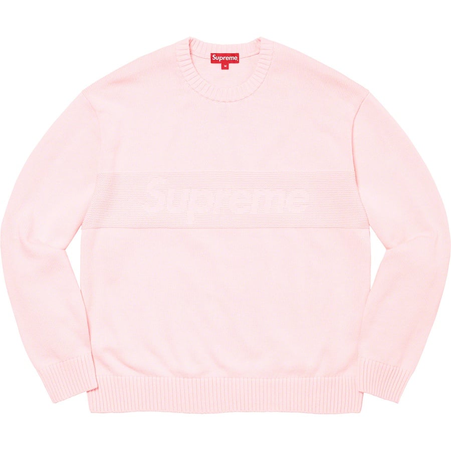 Details on Tonal Paneled Sweater Pink from spring summer 2022 (Price is $138)
