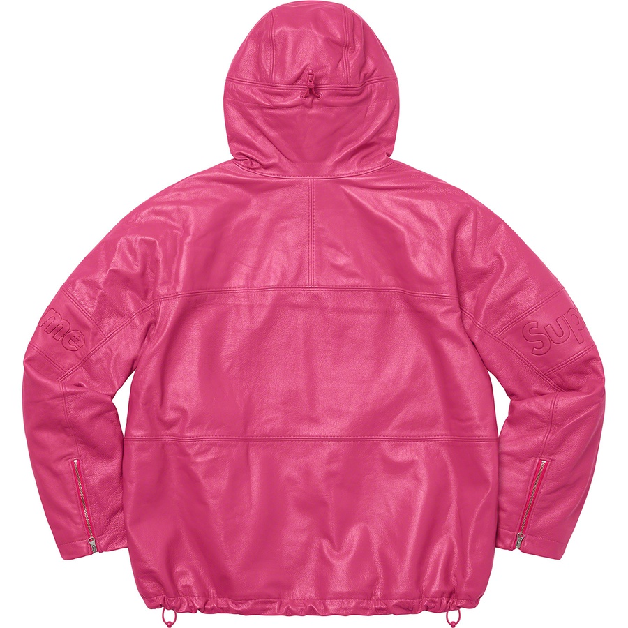 Details on GORE-TEX Leather Jacket Magenta from spring summer 2022 (Price is $768)