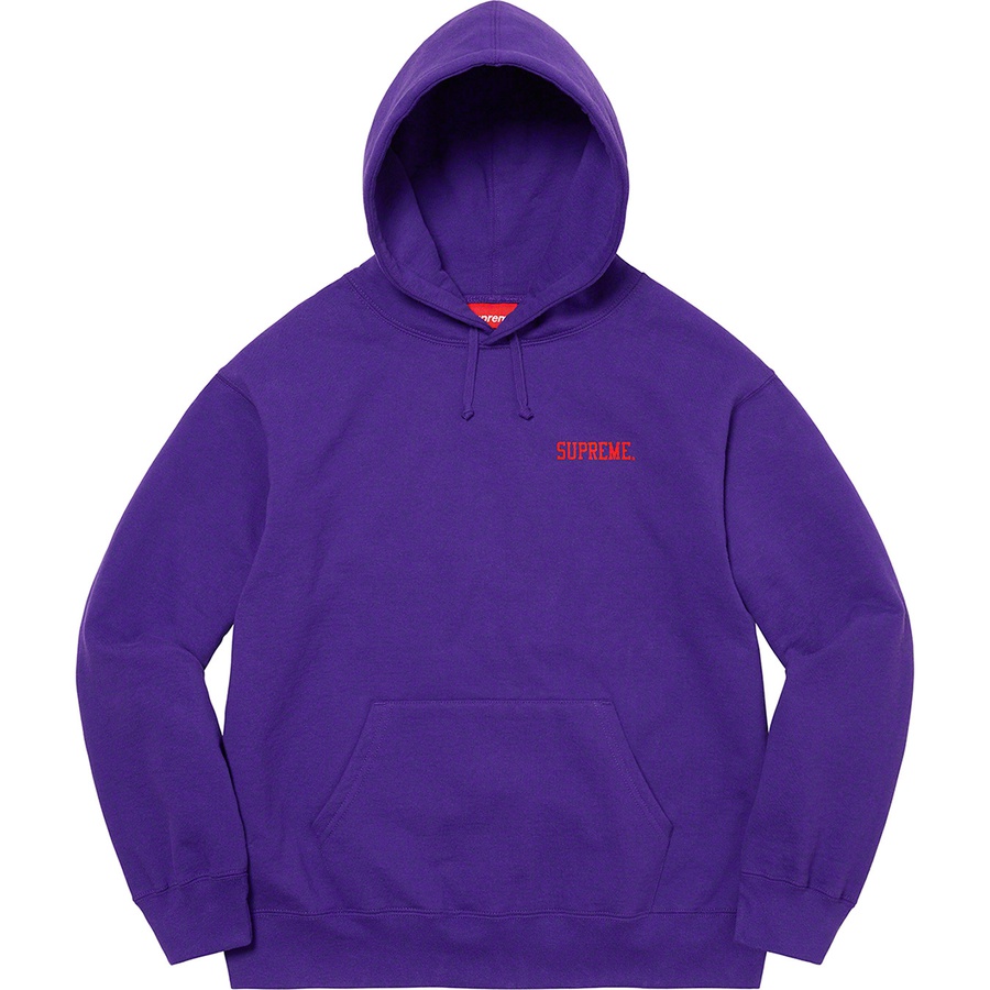 Details on Ralph Steadman Skull Hooded Sweatshirt Purple from spring summer
                                                    2022 (Price is $178)
