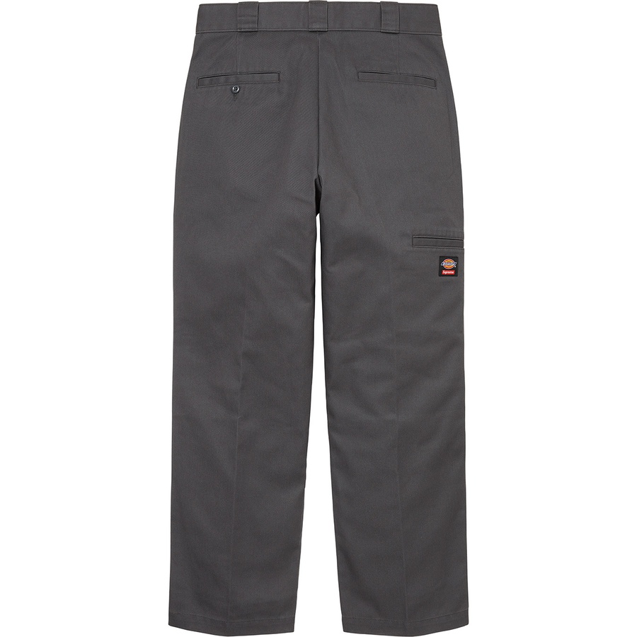 Details on Supreme Dickies Stripe 874 Work Pant Charcoal from spring summer 2022 (Price is $110)