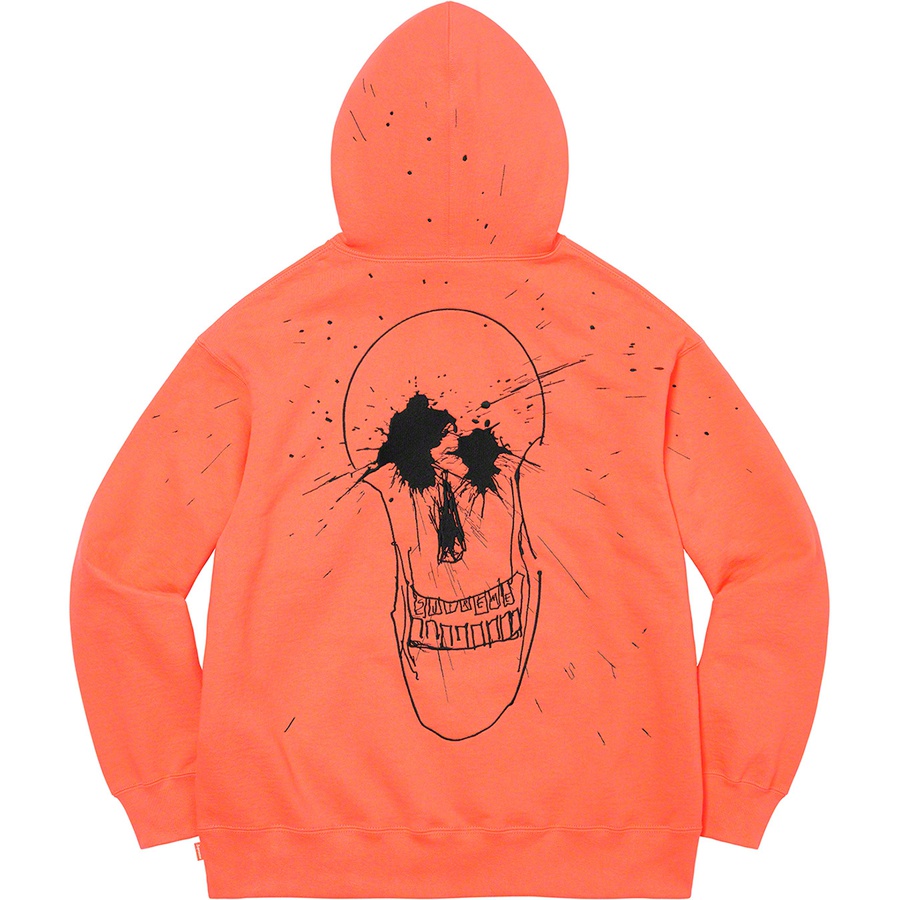 Details on Ralph Steadman Skull Hooded Sweatshirt Apricot from spring summer
                                                    2022 (Price is $178)