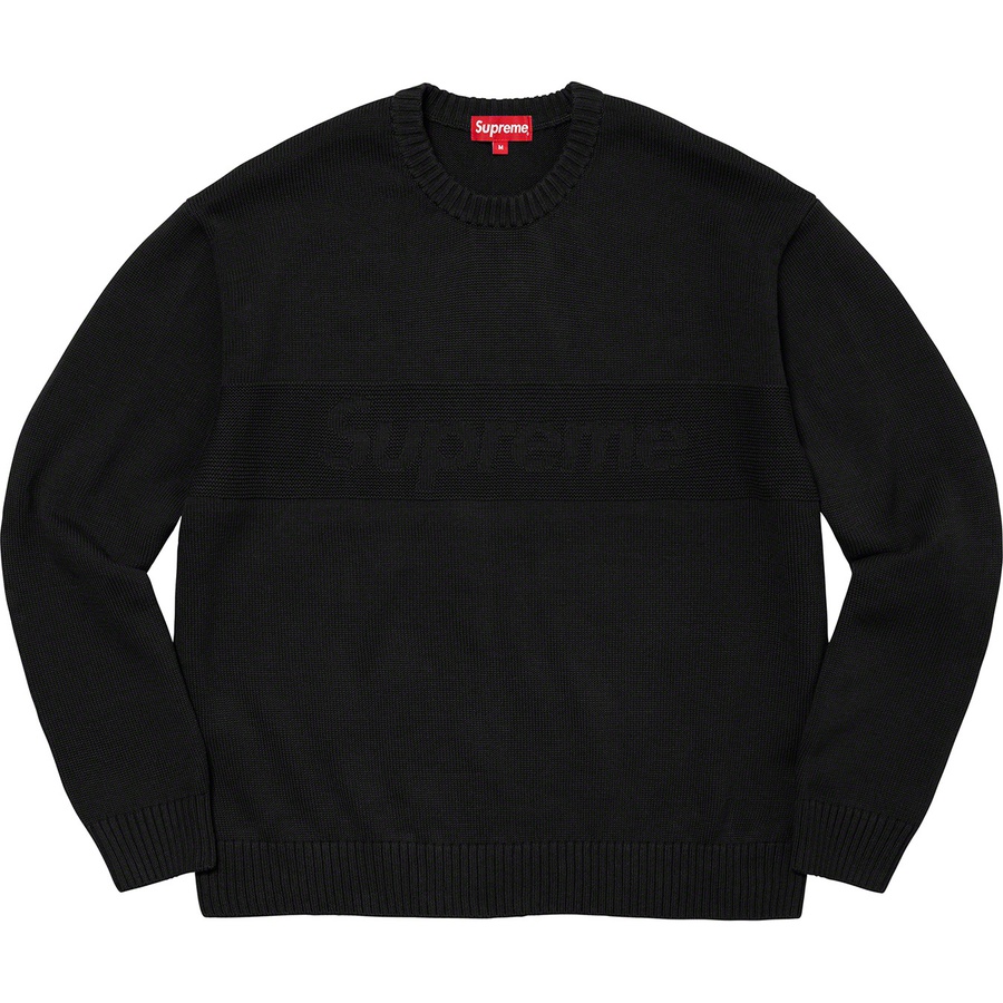 Details on Tonal Paneled Sweater Black from spring summer 2022 (Price is $138)