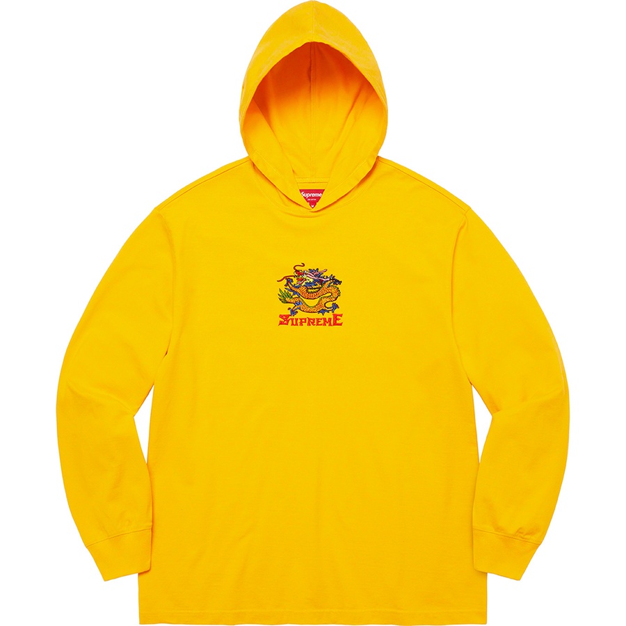 Supreme Dragon Hooded L S Top (SS22) - Gold - $88