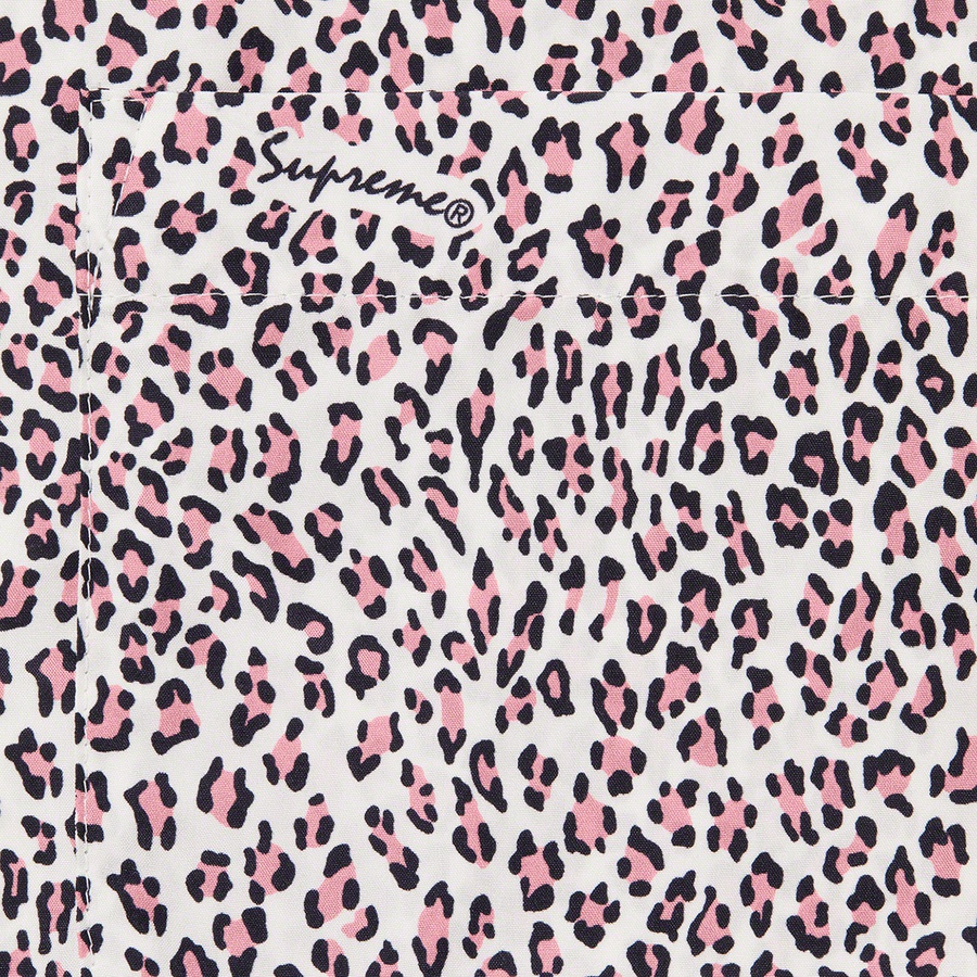 Details on Leopard Silk S S Shirt Pink from spring summer
                                                    2022 (Price is $158)