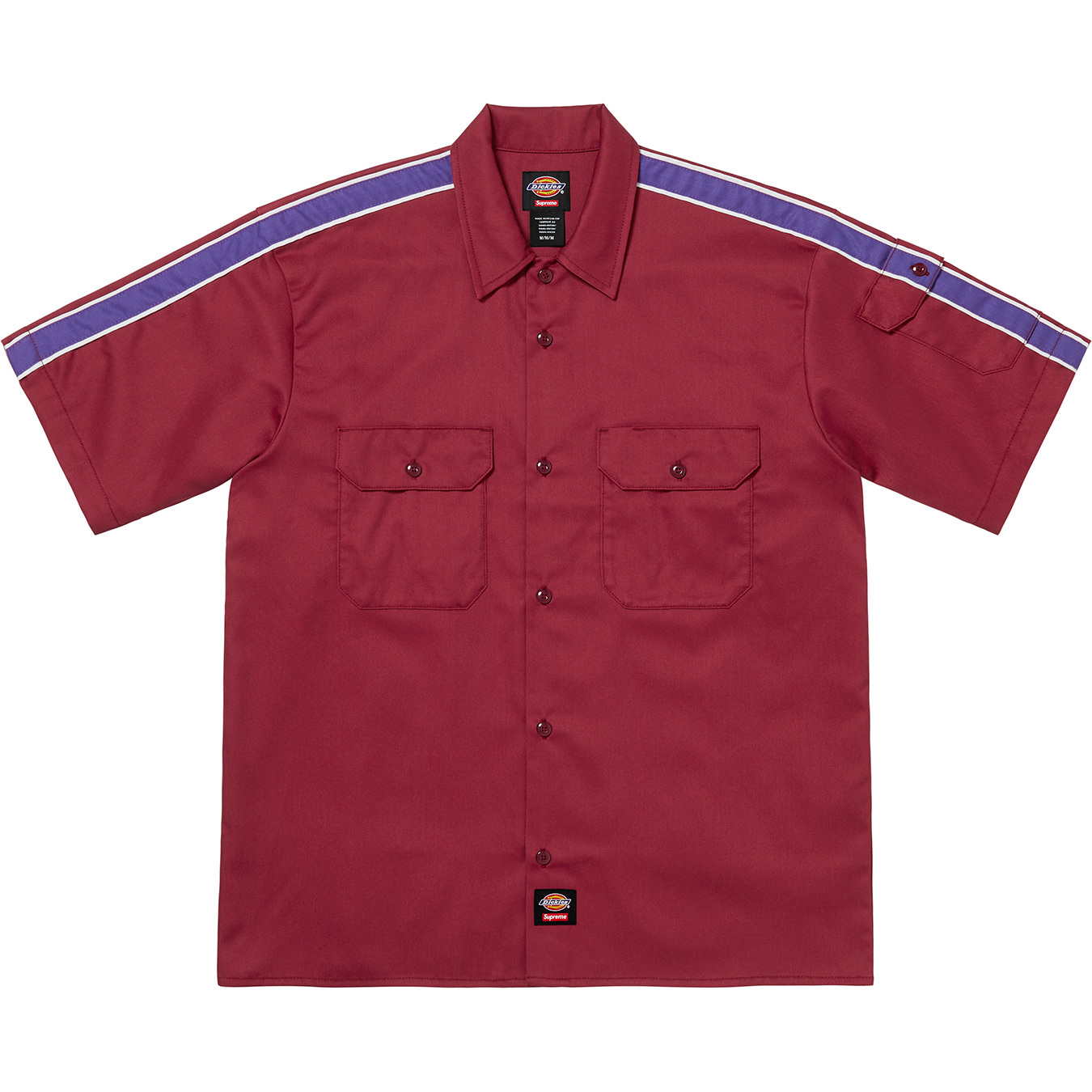 Supreme Dickies Stripe S/S Work Shirt