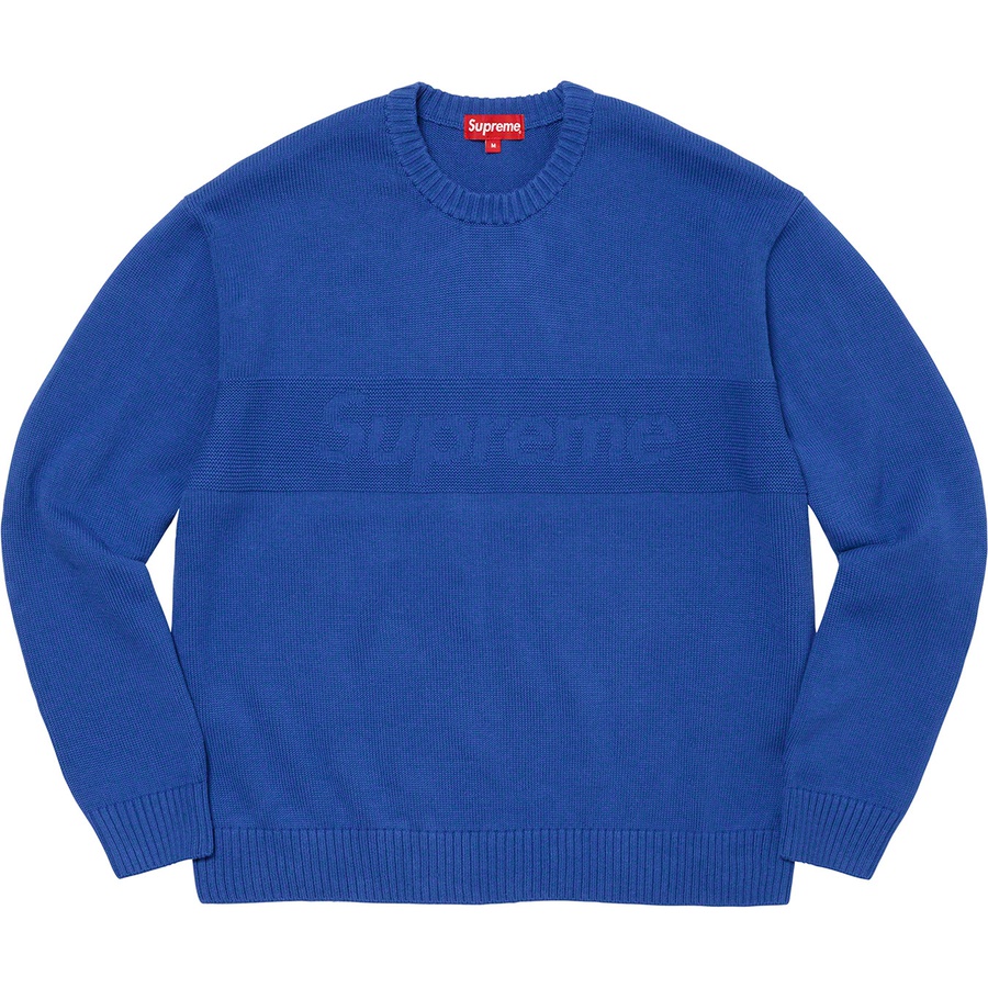 Details on Tonal Paneled Sweater Royal from spring summer 2022 (Price is $138)