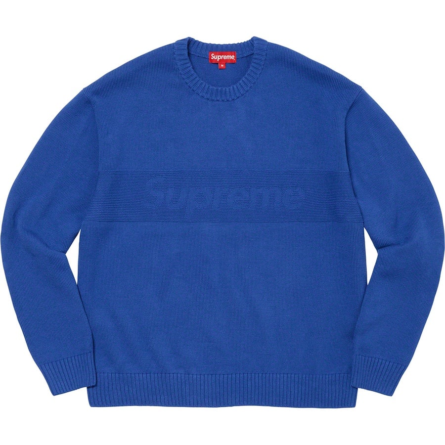 Details on Tonal Paneled Sweater Royal from spring summer
                                                    2022 (Price is $138)