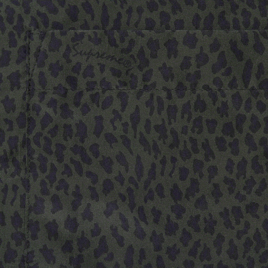 Details on Leopard Silk S S Shirt Charcoal from spring summer
                                                    2022 (Price is $158)
