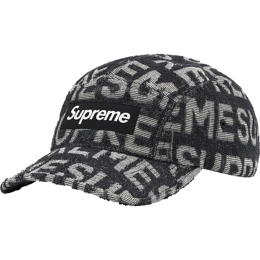 Details on Terry Spellout Camp Cap Black from spring summer 2022 (Price is $48)