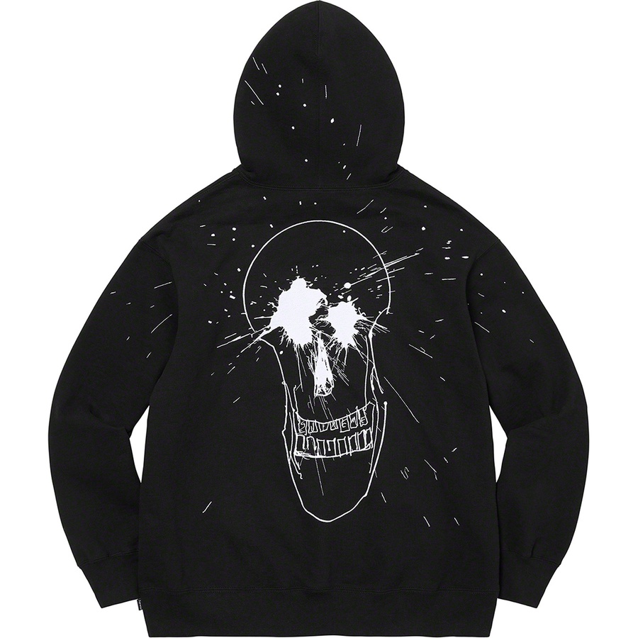 Details on Ralph Steadman Skull Hooded Sweatshirt Black from spring summer
                                                    2022 (Price is $178)