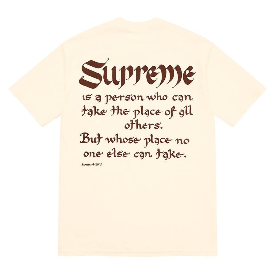 Details on Person Tee  from spring summer 2022 (Price is $40)