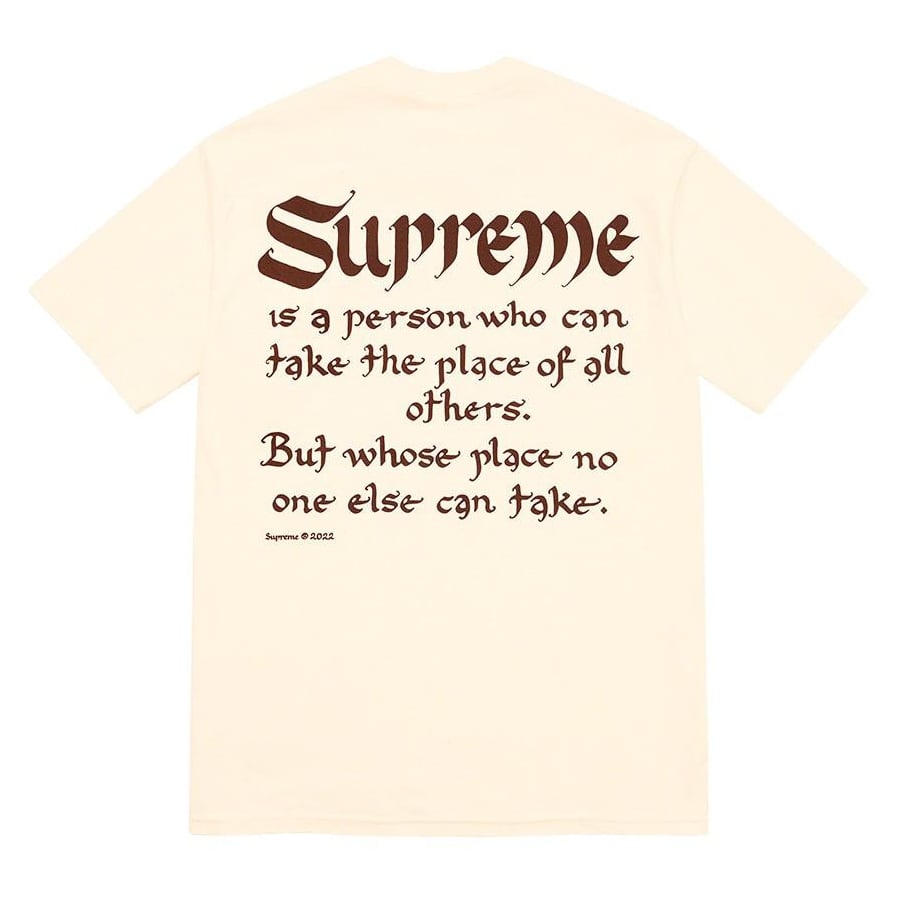 Details on Person Tee  from spring summer
                                                    2022 (Price is $40)