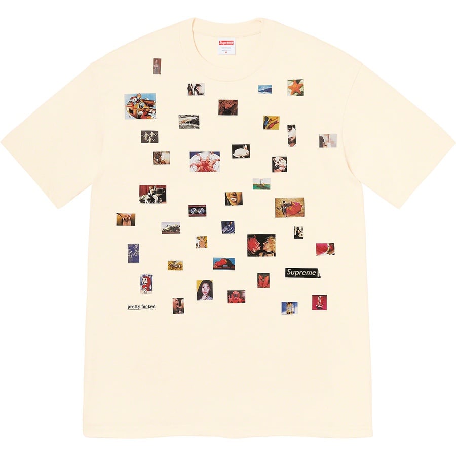 Details on Pretty Fucked Tee Natural from spring summer 2022 (Price is $40)
