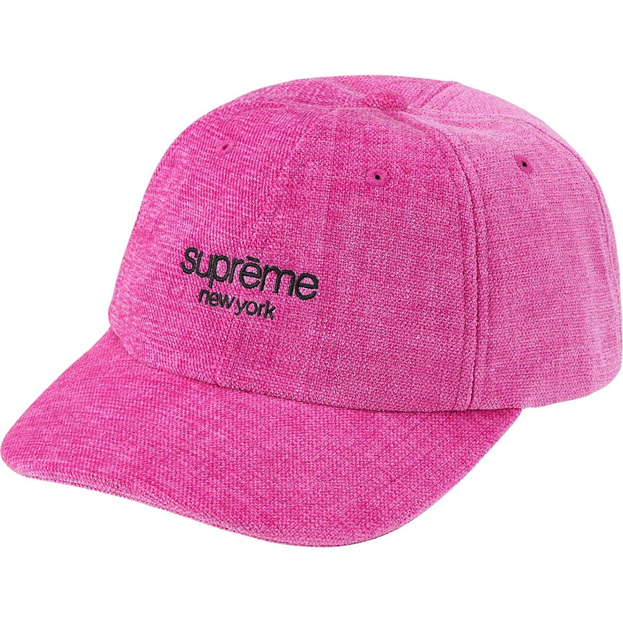Details on Chenille 6-Panel Pink from spring summer 2022 (Price is $54)