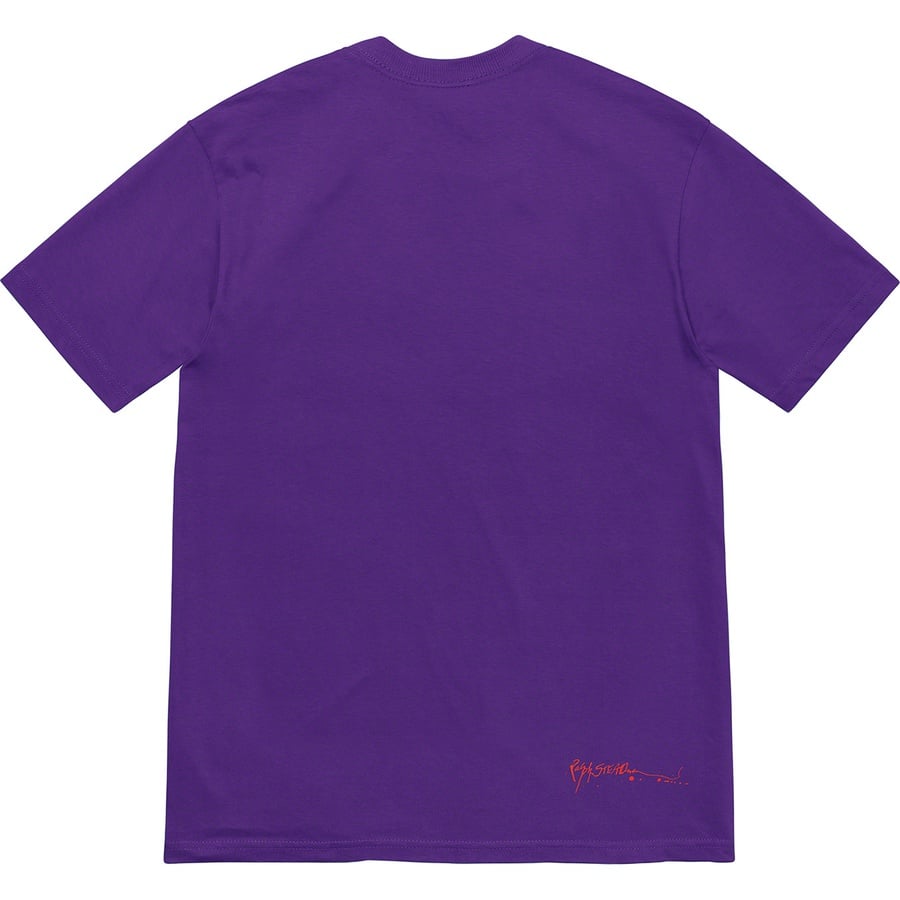 Details on Ralph Steadman Box Logo Tee Purple from spring summer
                                                    2022 (Price is $44)