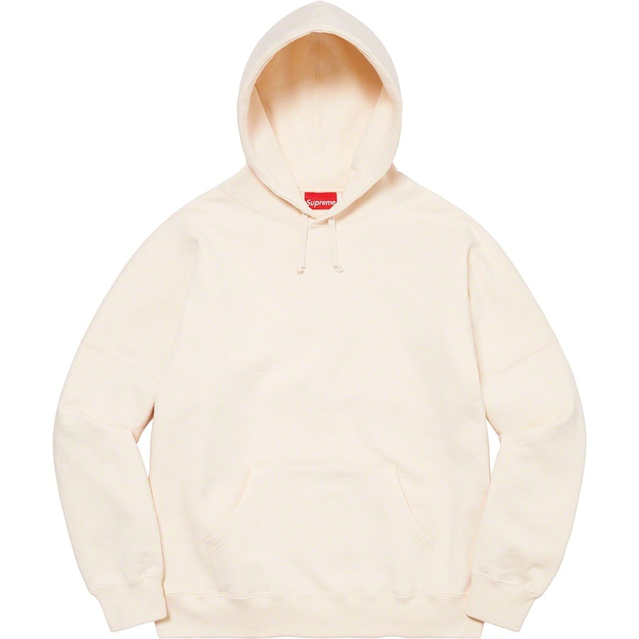 Details on Beaded Hooded Sweatshirt Natural from spring summer 2022 (Price is $168)