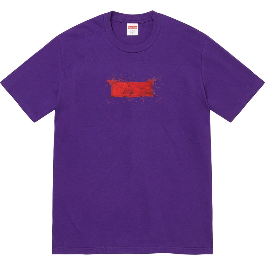 Details on Ralph Steadman Box Logo Tee Purple from spring summer
                                                    2022 (Price is $44)