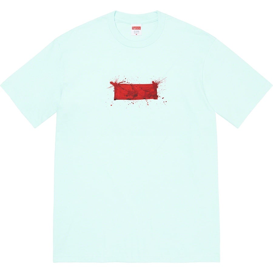 Details on Ralph Steadman Box Logo Tee Pale Blue from spring summer
                                                    2022 (Price is $44)