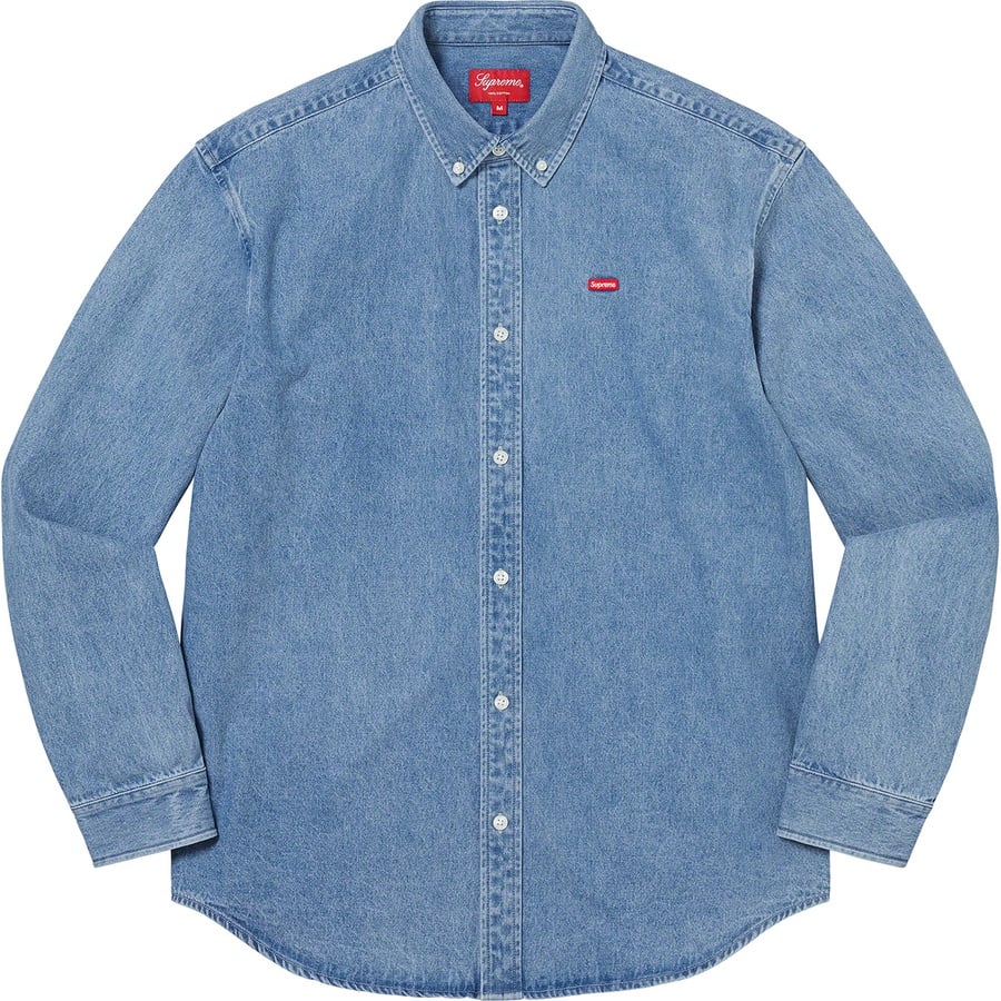 Details on Small Box Shirt Denim from spring summer
                                                    2022 (Price is $128)