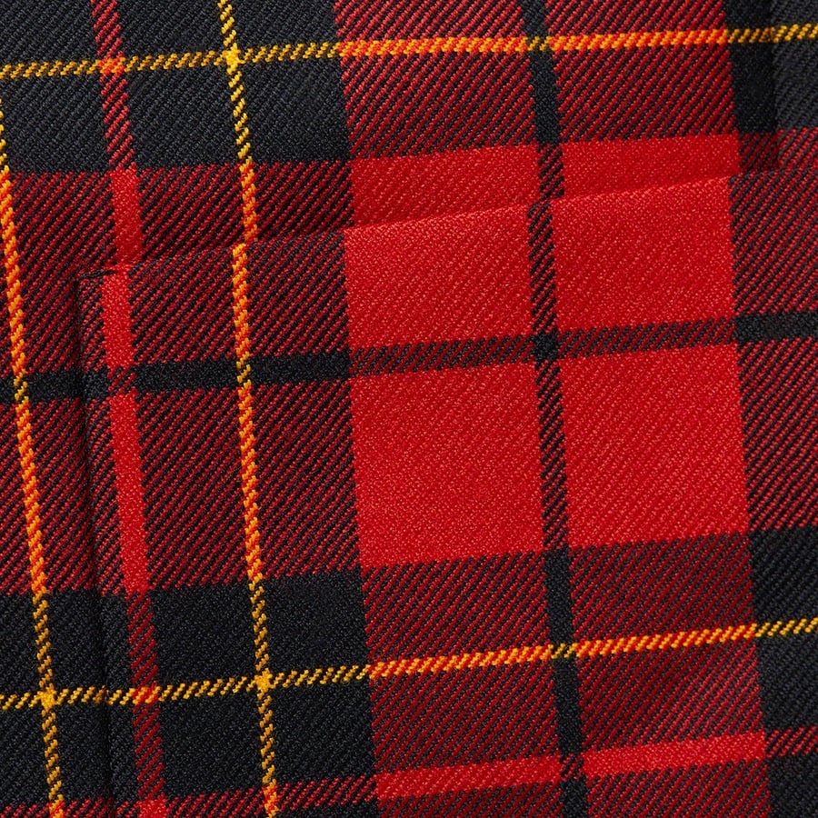 Details on Tartan Wool Suit Red from spring summer 2022 (Price is $598)