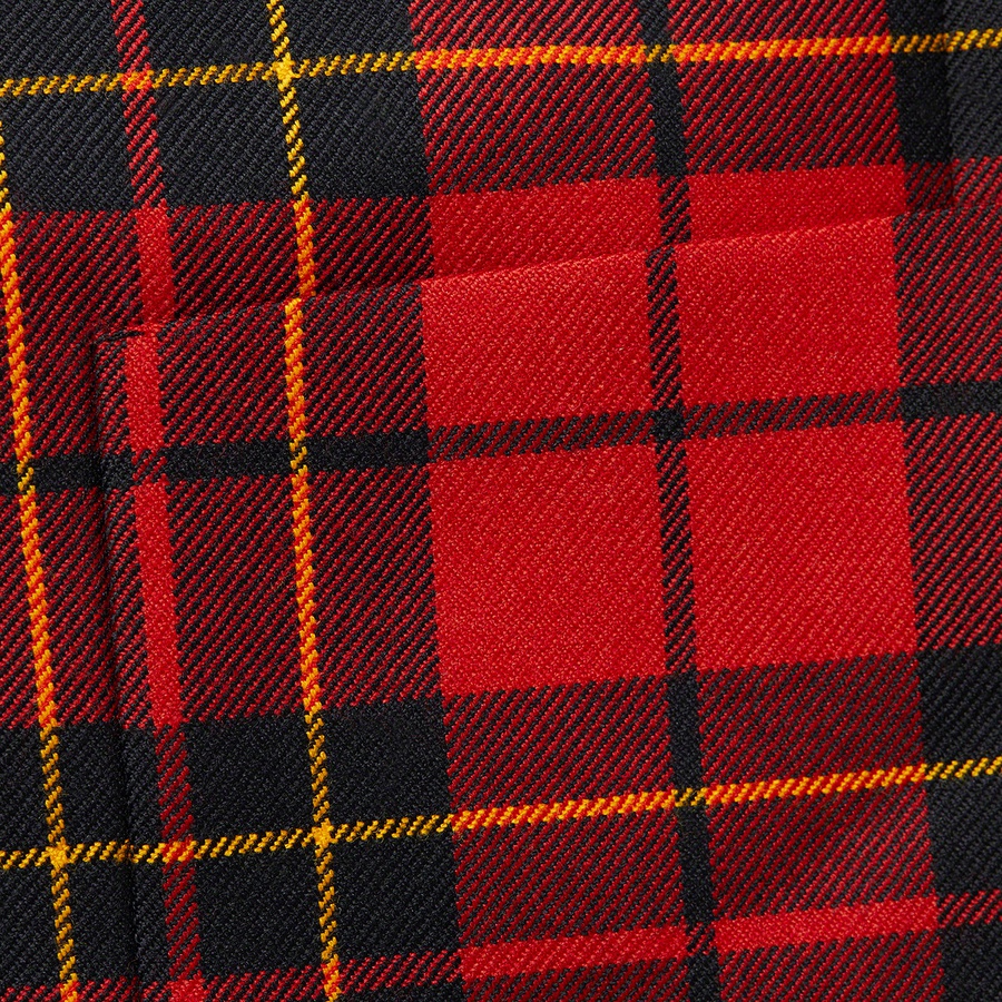 Details on Tartan Wool Suit Red from spring summer
                                                    2022 (Price is $598)