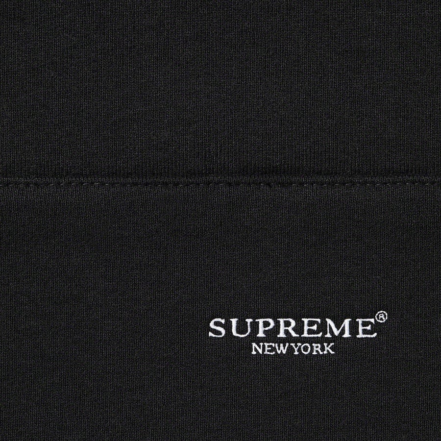 Details on Micro Logo Hooded Sweatshirt Black from spring summer
                                                    2022 (Price is $158)