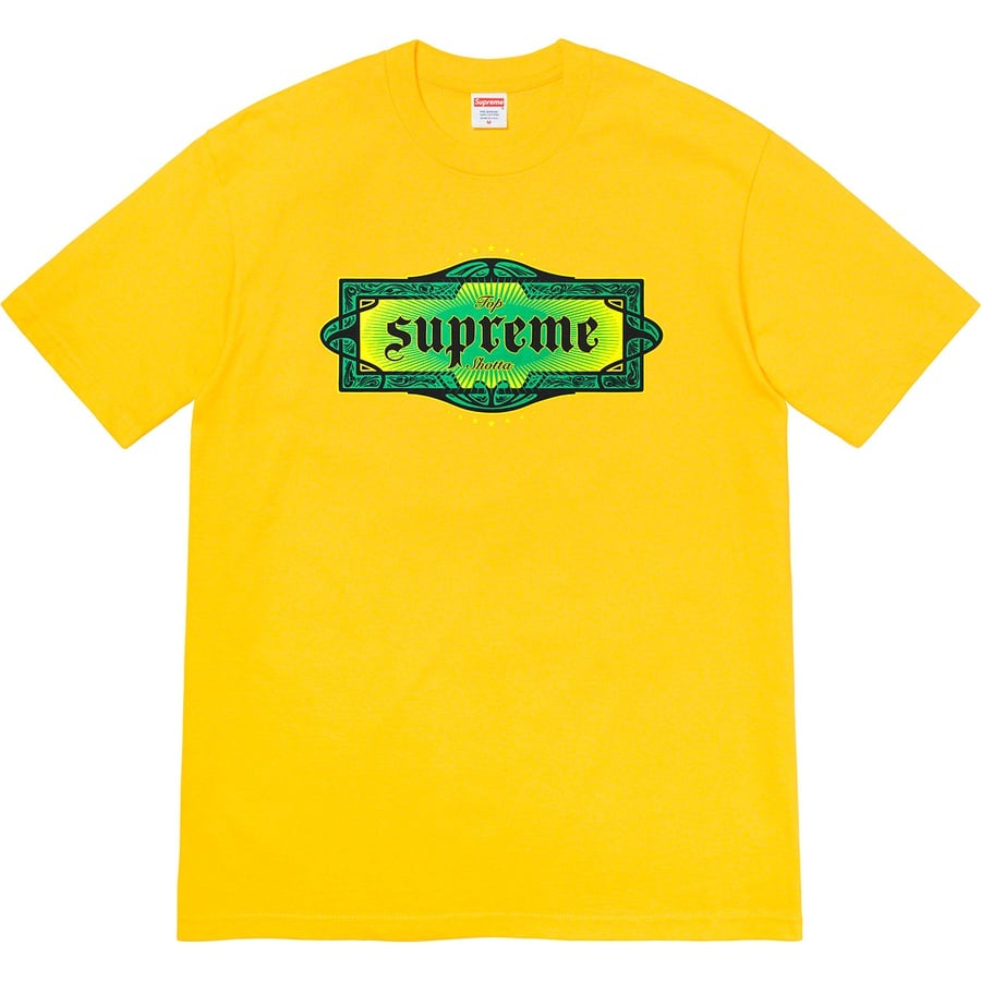 Details on Top Shotta Tee Yellow from spring summer
                                                    2022 (Price is $40)