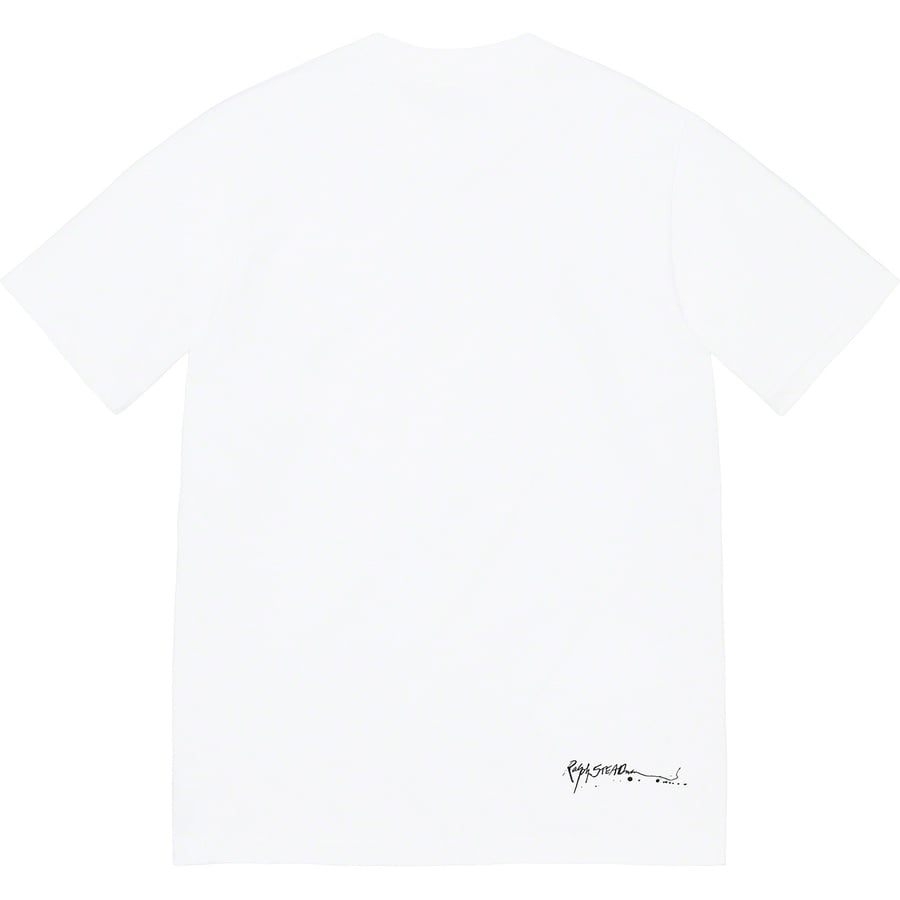 Details on Ralph Steadman Box Logo Tee White from spring summer 2022 (Price is $44)