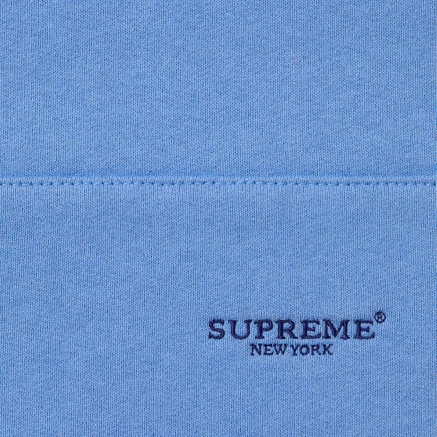 Details on Micro Logo Hooded Sweatshirt Light Blue from spring summer
                                                    2022 (Price is $158)
