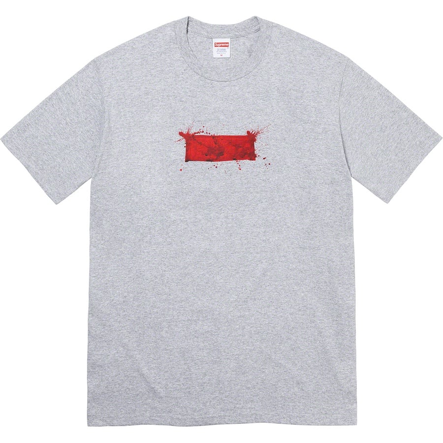 Details on Ralph Steadman Box Logo Tee Heather Grey from spring summer
                                                    2022 (Price is $44)