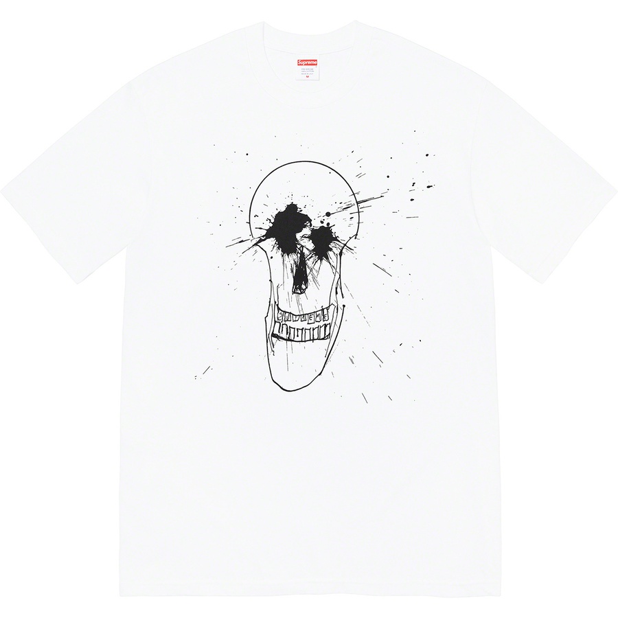 Details on Ralph Steadman Skull Tee White from spring summer 2022 (Price is $44)