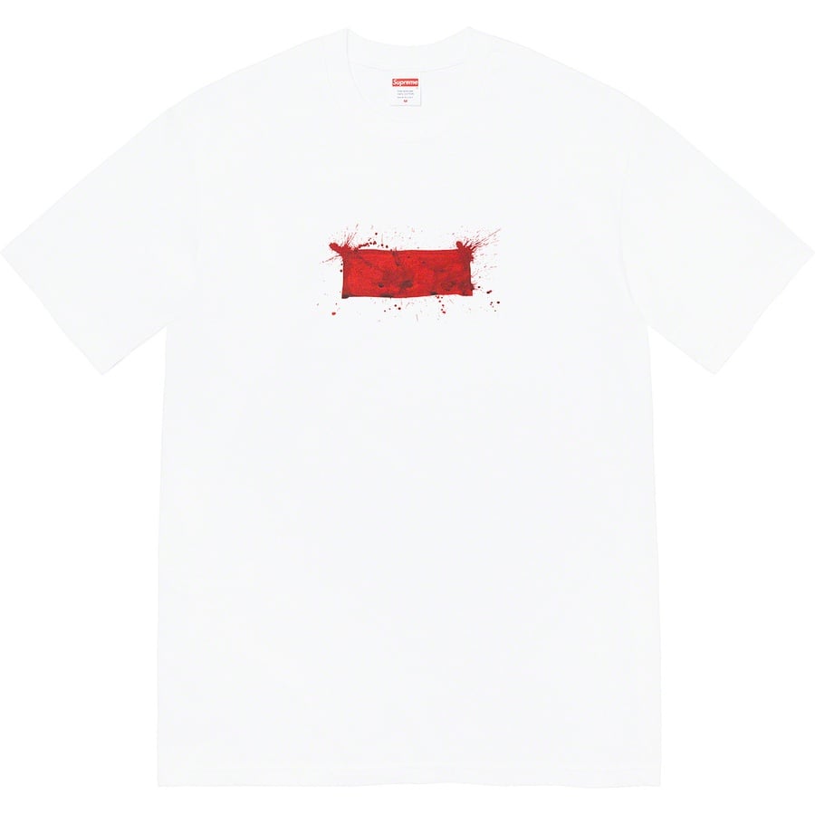 Details on Ralph Steadman Box Logo Tee White from spring summer 2022 (Price is $44)