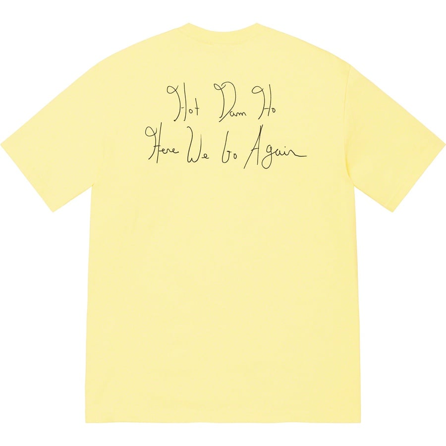 Details on Lil Kim Tee Pale Yellow from spring summer
                                                    2022 (Price is $48)