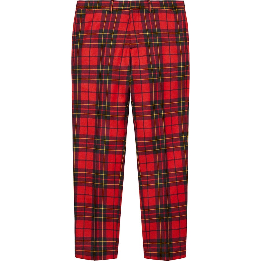 Details on Tartan Wool Suit Red from spring summer
                                                    2022 (Price is $598)