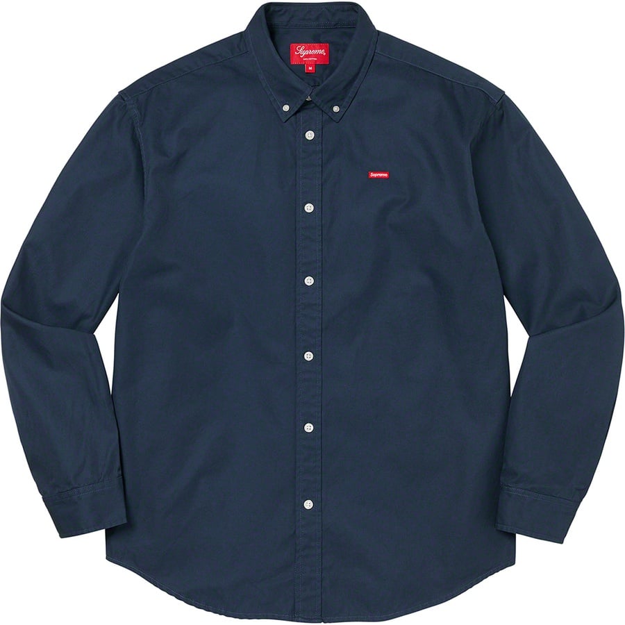 Details on Small Box Shirt Light Navy from spring summer 2022 (Price is $128)
