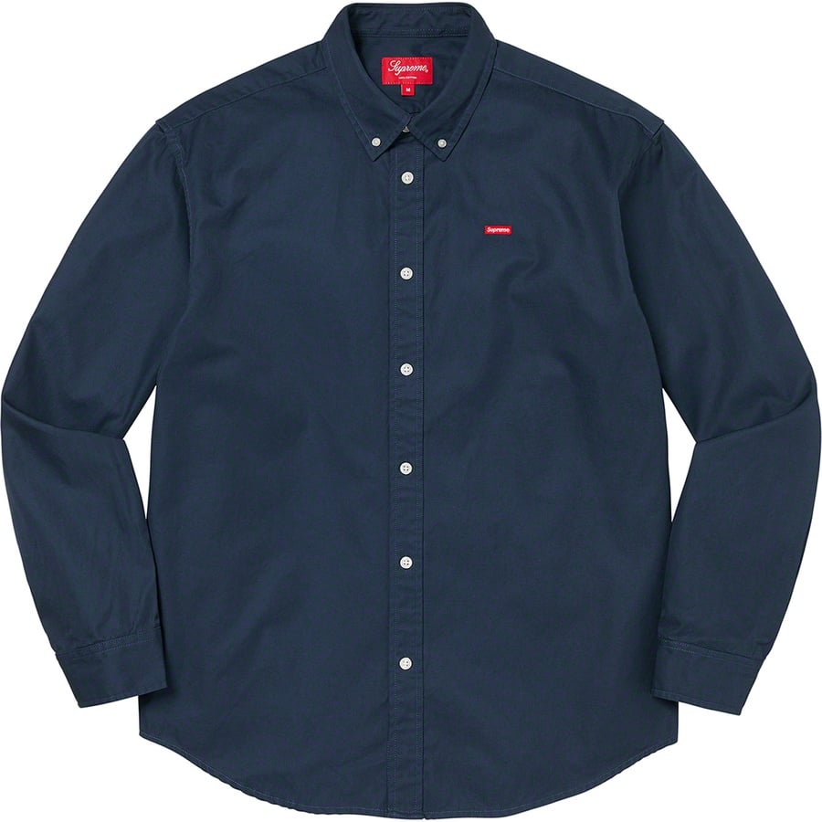 Details on Small Box Shirt Light Navy from spring summer
                                                    2022 (Price is $128)