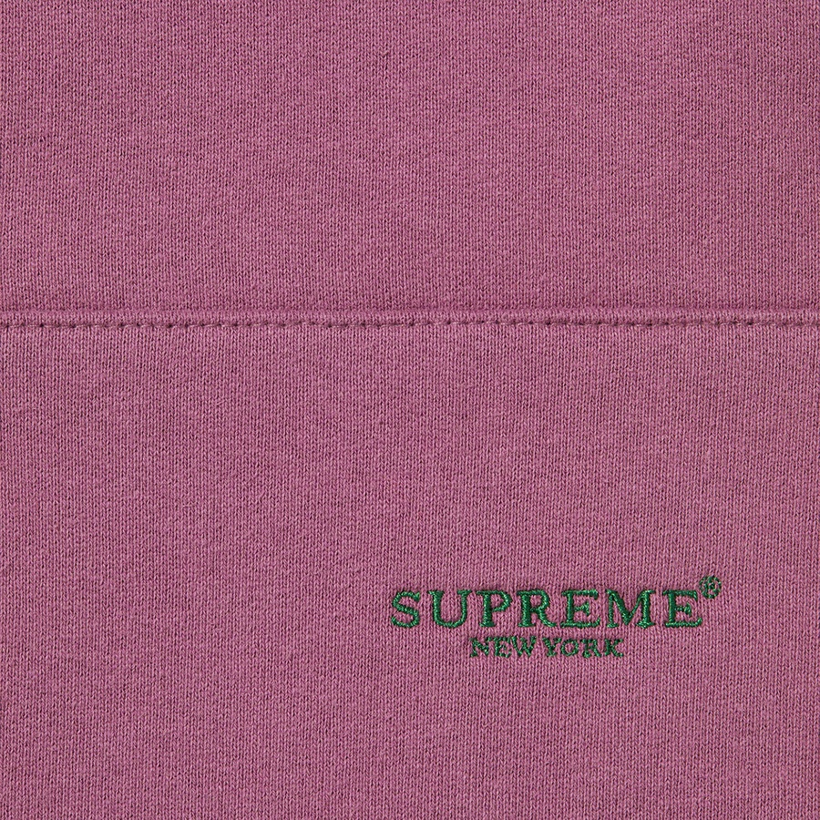 Details on Micro Logo Hooded Sweatshirt Dusty Plum from spring summer
                                                    2022 (Price is $158)