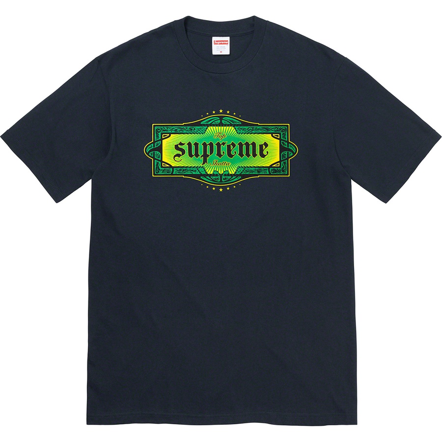 Details on Top Shotta Tee Navy from spring summer 2022 (Price is $40)