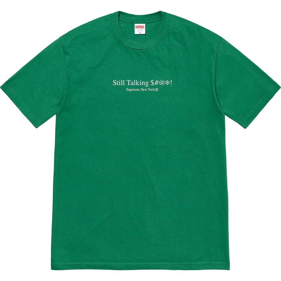 Supreme Still Talking Tee (SS22) - Light Pine - $40