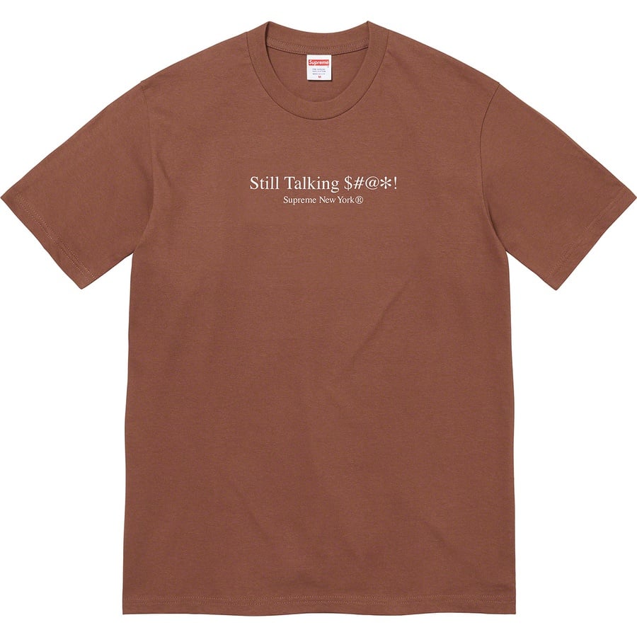 Details on Still Talking Tee Brown from spring summer
                                                    2022 (Price is $40)