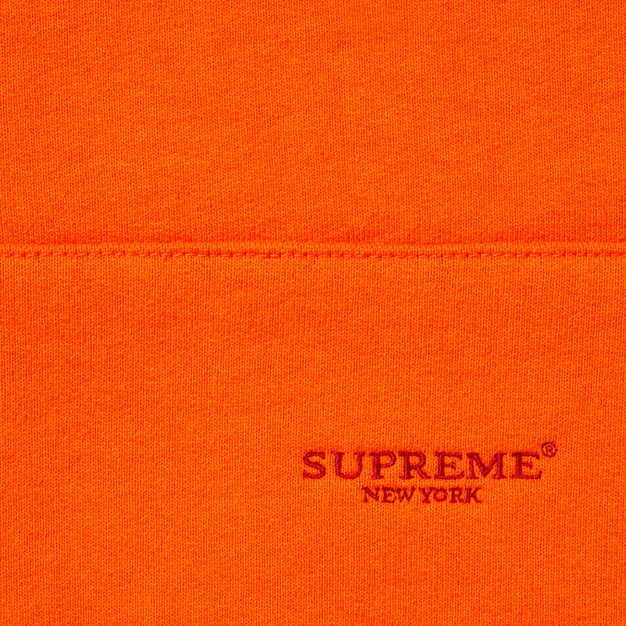 Details on Micro Logo Hooded Sweatshirt Dark Orange from spring summer 2022 (Price is $158)