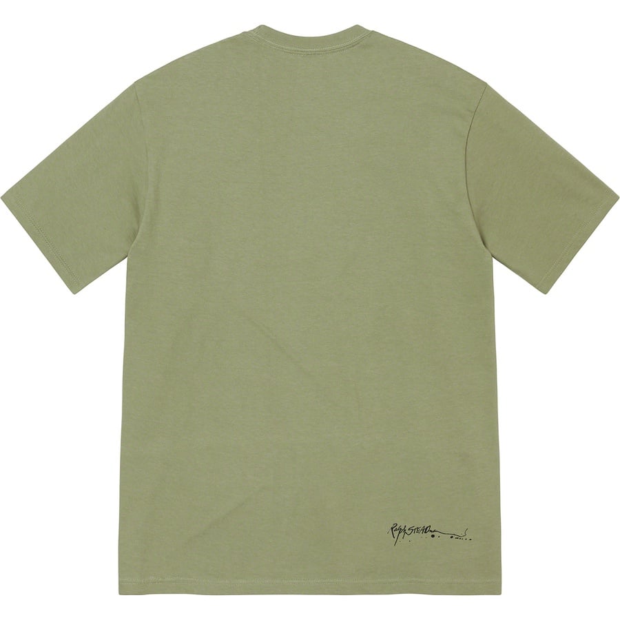 Details on Ralph Steadman Box Logo Tee Light Olive from spring summer
                                                    2022 (Price is $44)